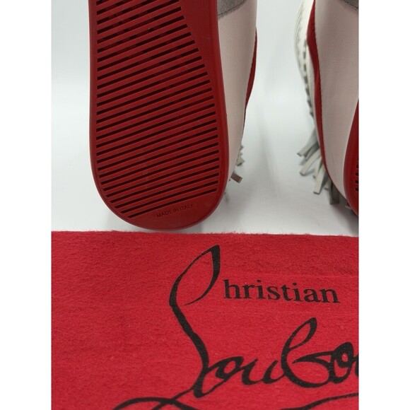 AUTHENTIC CHRISTIAN LOUBOUTIN Suede Knock-Out Boxing Sneakers (42.5 EU; 9.5 US) main image 8